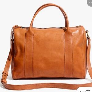 Madewell The Prague Satchel Leather Crossbody Bag